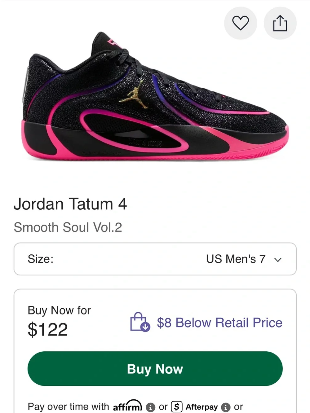 Jordan Tatum 4 smooth soul Athletic Sneakers